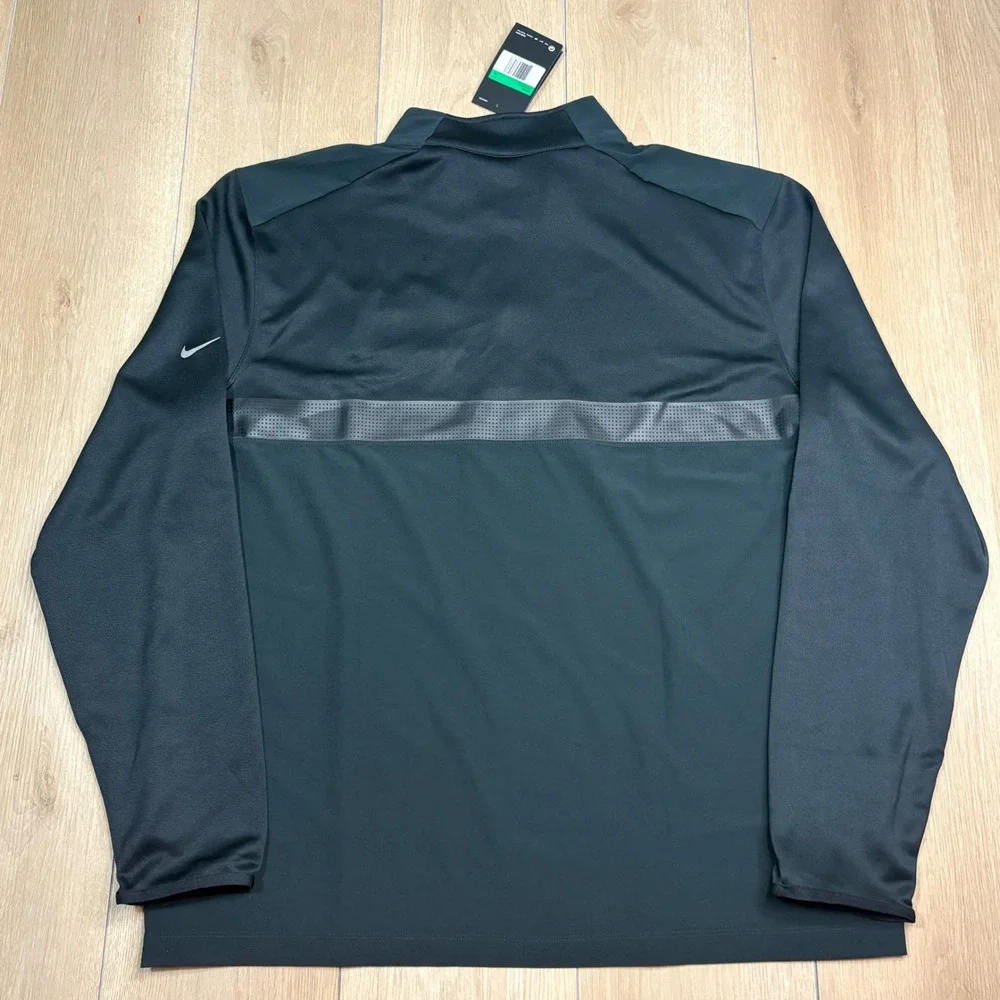 Nike Golf Dri-FIT Bud Light Seltzer Lemonade 1/4 Zip Pullover Black Mens XL NWT